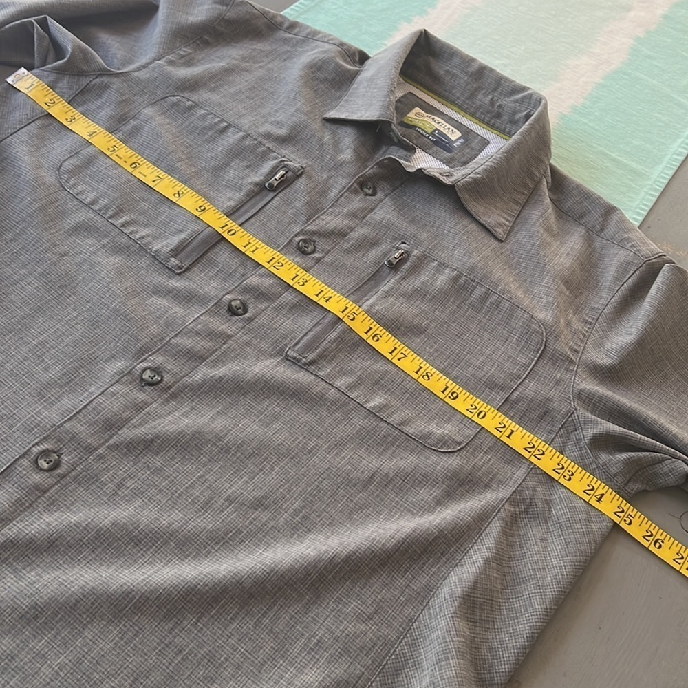 Magellan Adventure Gear Mag Wick Vented Button Down Shirt Large - Picture 11 of 12